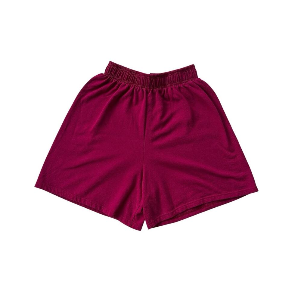 Casual News by Ronnie Magenta vintage Sweat Shorts USA Made Size Large 90s